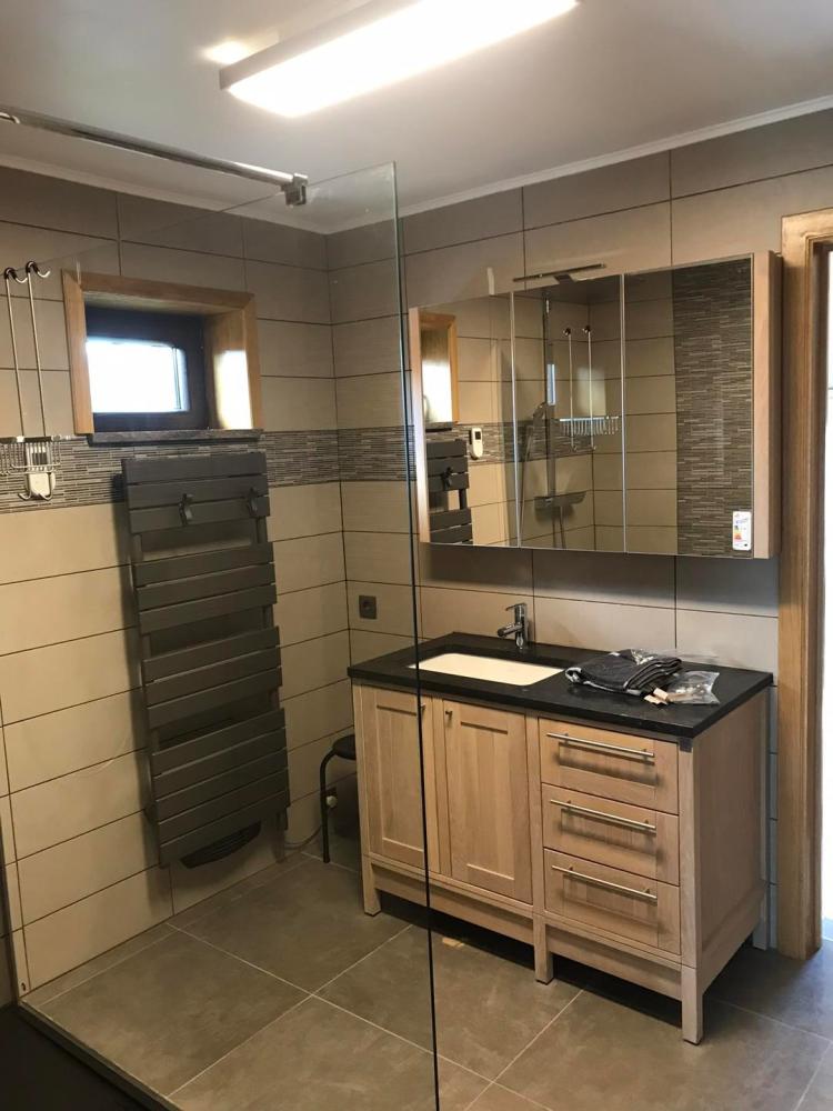 Création de salle de bain à Dour